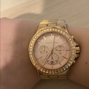 Michael Kors rose gold watch